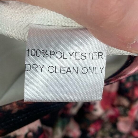 Nordstrom Re:Named Floral Print Flare Skirt Size Small Flirty Ruffle Hem Flounce - Picture 6 of 8